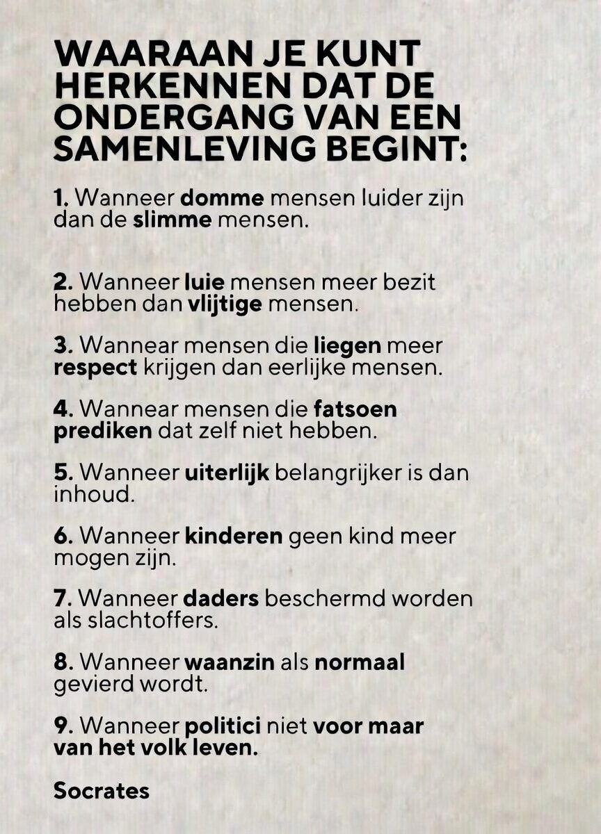 EelcoHoecke's tweet photo. Volgens Socrates hebben we met zijn allen een probleem hier in Nederland.... https://t.co/kDqpPVjPrg