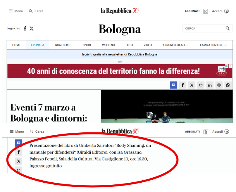 curvypride_real's tweet photo. #oggi #7marzo #bologna #palazzopepoli #bodyshaming #libri https://t.co/rFNbyCQ8t2