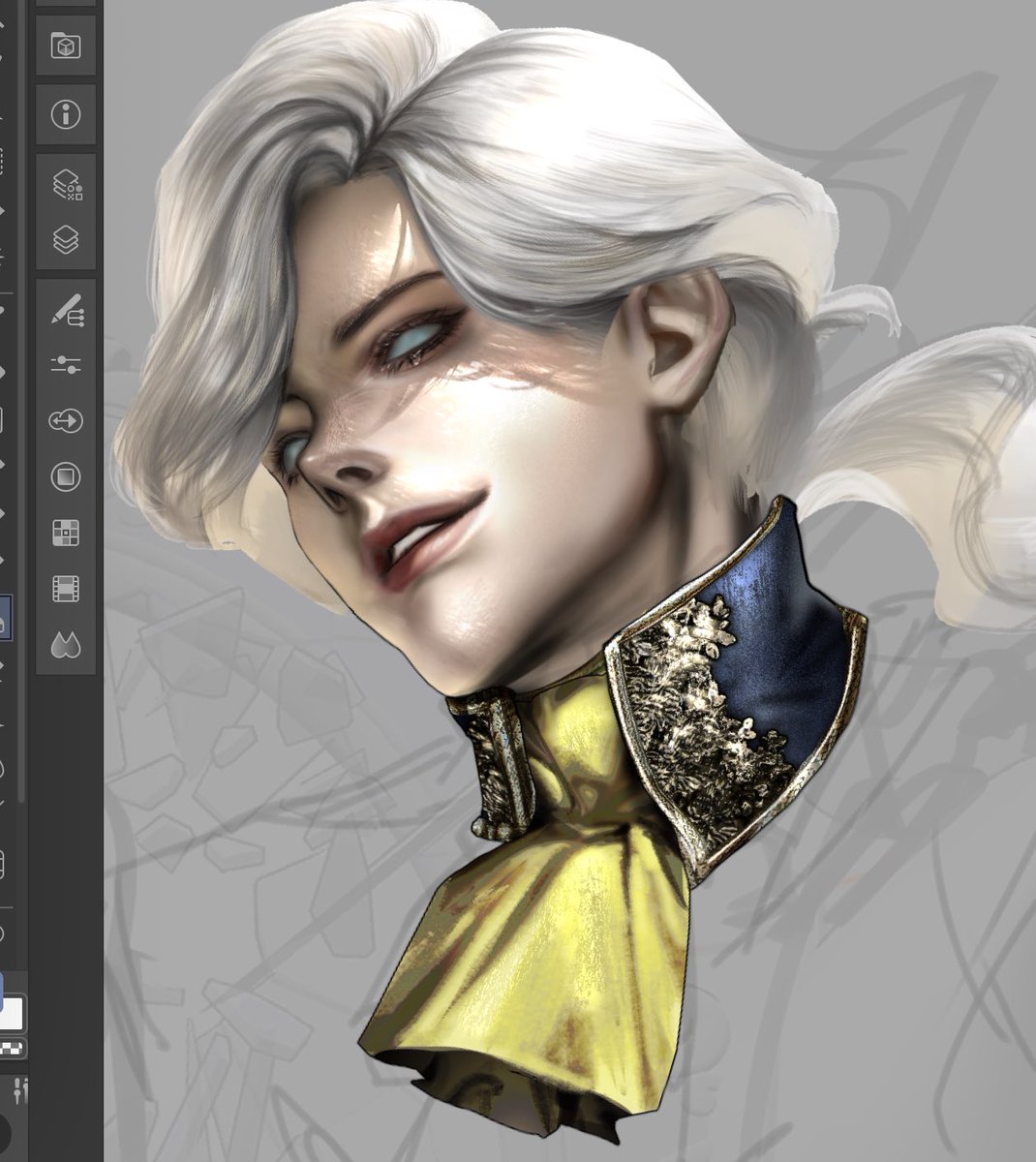 ジョゼフ描いてるけど下手すぎてボツになりそうwip