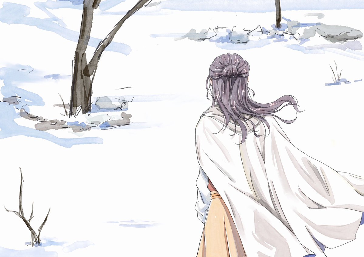 顔を描かないのを描くのも好き