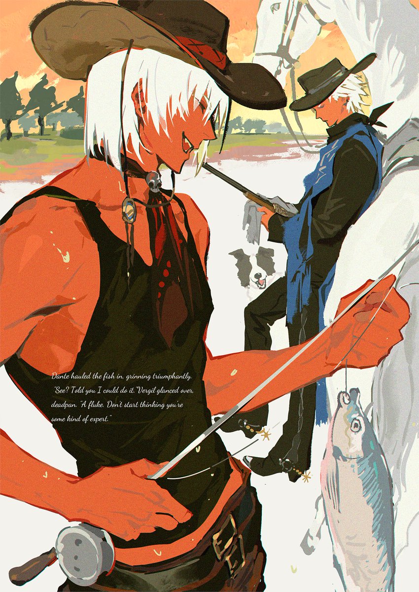 cow boy~
#dmcdv #DevilMayCry #Dante #Vergil
