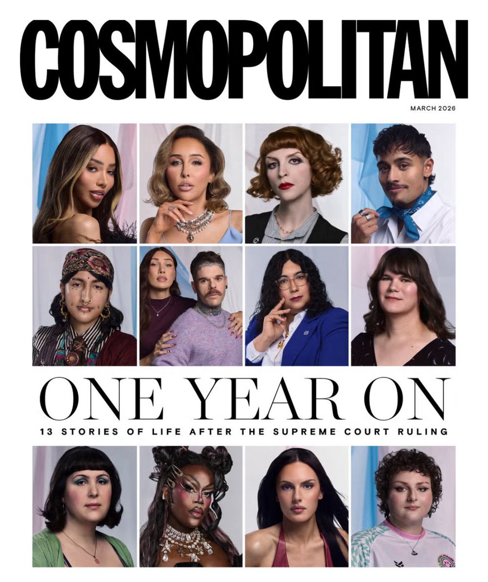 How is Cosmopolitan magazine marking International Women's Day