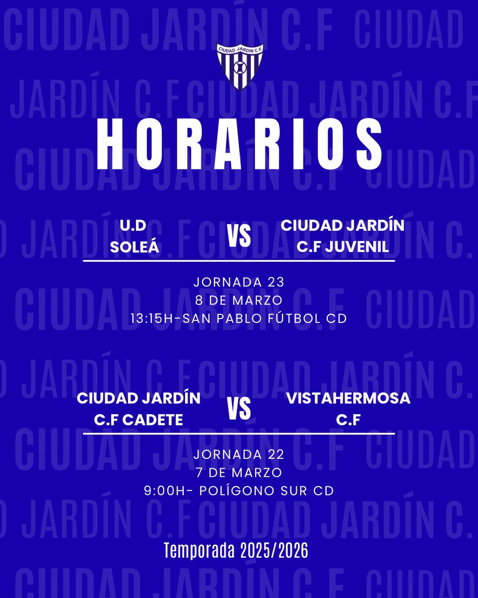 CIUDAD JARDÍN C.F. tweet media