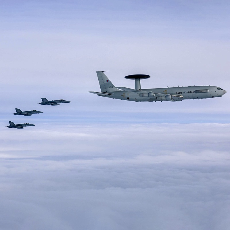 A <a href="/NATOAWACS/">NATO AWACS</a> aircraft flew its first mission in 🇫🇮 Finnish airspace.

The flight strengthens Allied cooperation and shows continuous presence in the High North and the eastern part of the Alliance ✈️

🔗 ac.nato.int/archive/2026/n…