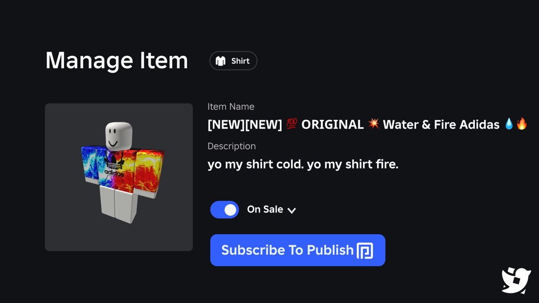 Roblox Status tweet media