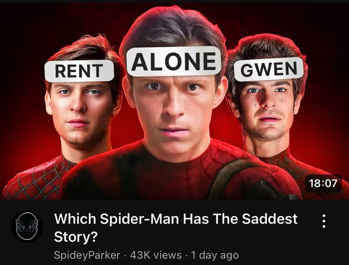 No Context Tobey Maguire tweet media