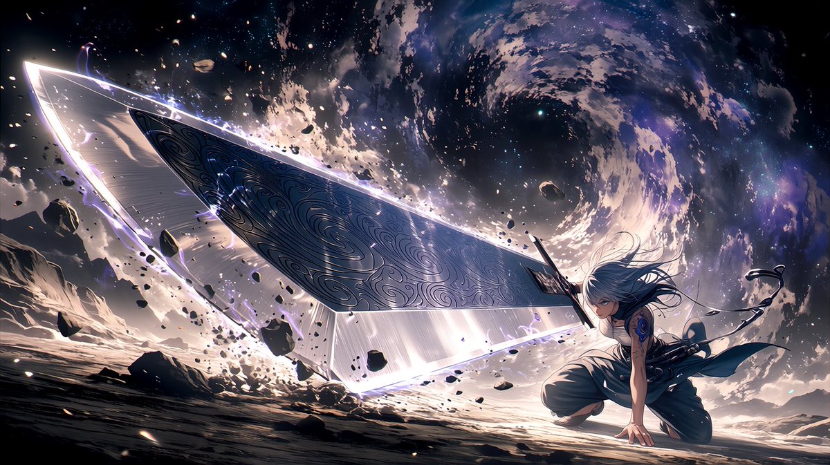 MytiMuffyn's tweet photo. Blade flashes, stance clashes — she strikes with elegance and verve.
Swift and sharp, artful arc — every move a masterpiece to observe.
剣閃く、構え決まる — 優雅に舞う一撃。
鋭く流れ、技の線 — 動きひとつが芸術。
#AIart #AIイラスト #SwordAction #EpicPose #FantasyBattle https://t.co/ng12zIarCn