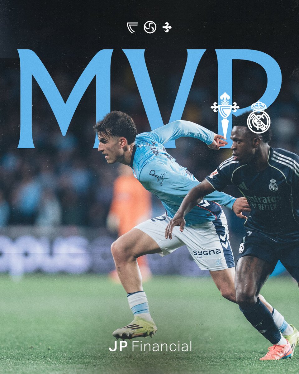 RCCelta's tweet photo. Javi Rodríguez, 𝗠𝗩𝗣 by #JPFinancial ✨ https://t.co/04SrldDnLO