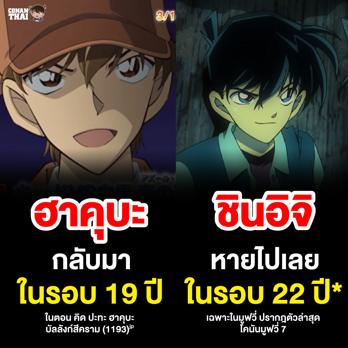 ตามหาคนหายค่ะ....
อยากให้ปรากฎในมูฟวี่อีก หายไปไหน 22 ปีแล้วนะ...
ส่วนฮาคุบะ ไม่ต้องรอนาน สัปดาห์หน้าเจอกันแล้วนะ...