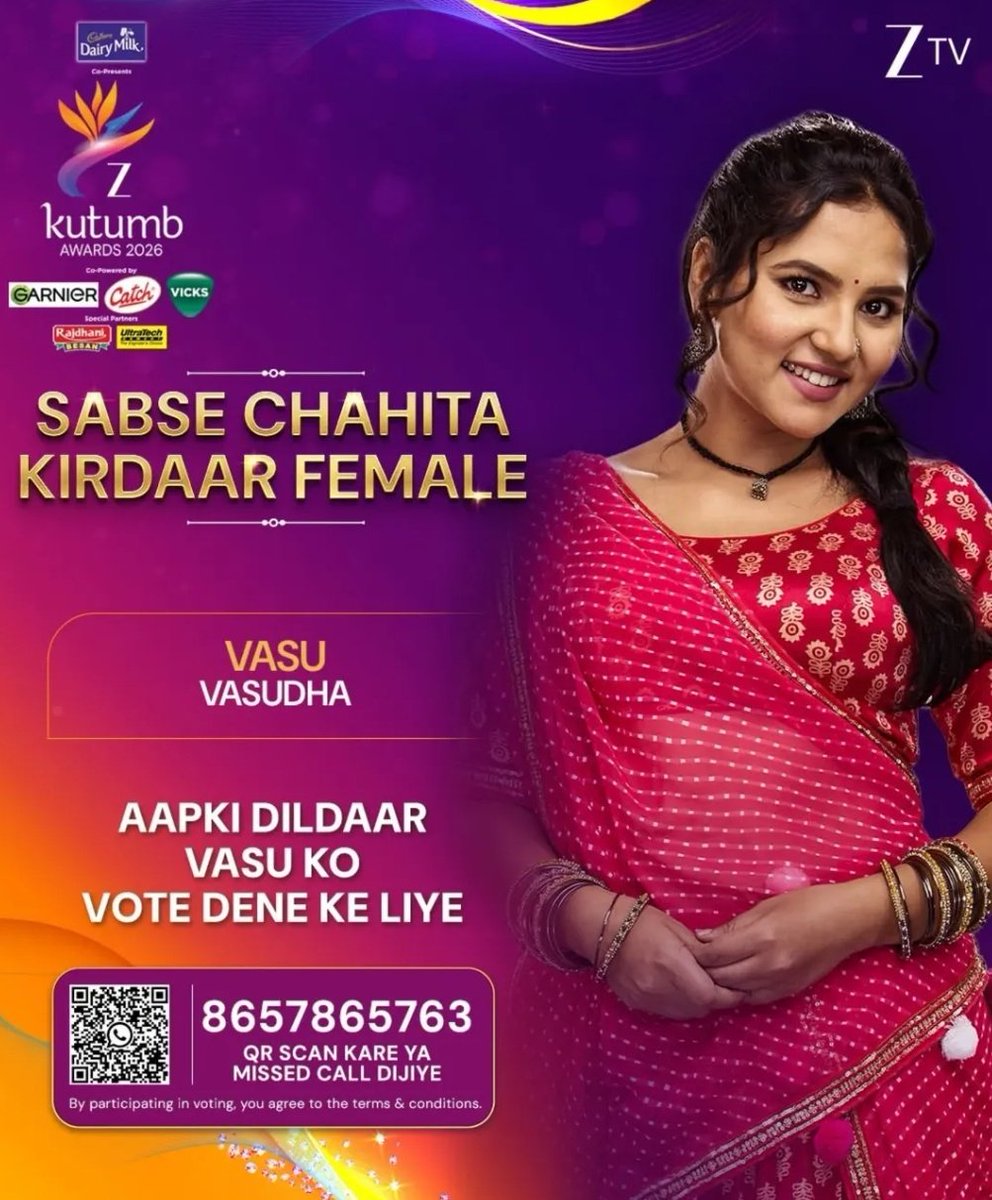 whattaagirll2's tweet image. They are nominated in #ZeeKutumbAwards
So Vote for them :-🤌🏻🥺
•Chahita Kirdar Male: #Devaansh
•Chahita Kirdar female: #Vasu
•Chahiti Jodi: Vasu-Dev #VasuDev
•Pasandida Dharavahik: #Vasudha
•Pasandida Kutumb: #Vasudha Kutumb

#AbhiShekSharma #PriyaThakur
#ZeeKutumbAwards2026