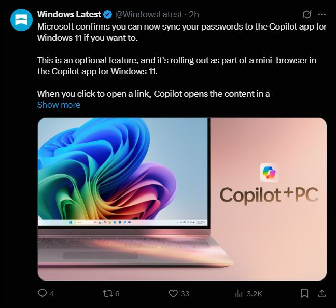 spirovskib's tweet image. This will be fine. Nothing bad will happen
#Microslop