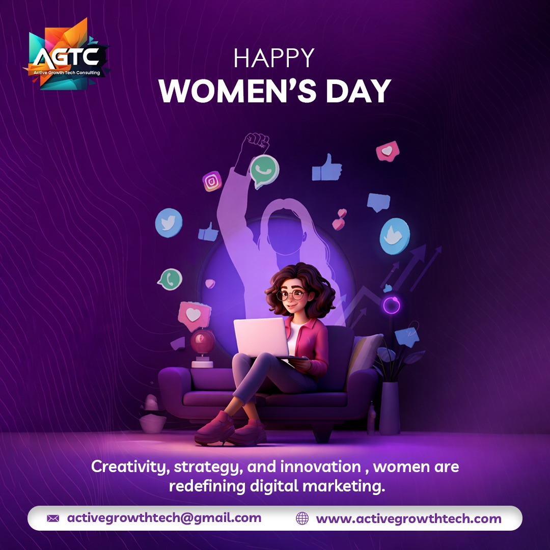 AGTC2025's tweet photo. To the women shaping the future. ✨

Happy International Women’s Day! Today we celebrate the visionaries, the leaders, and the change-makers who inspire us every day.

#InternationalWomensDay #IWD2026 #AGTC #ActiveGrowthTechConsulting https://t.co/jdyzN3cOR9