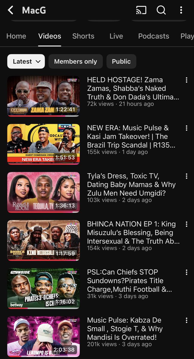 MacG is a monster Look at these numbers and the time frame on podcasts FFS