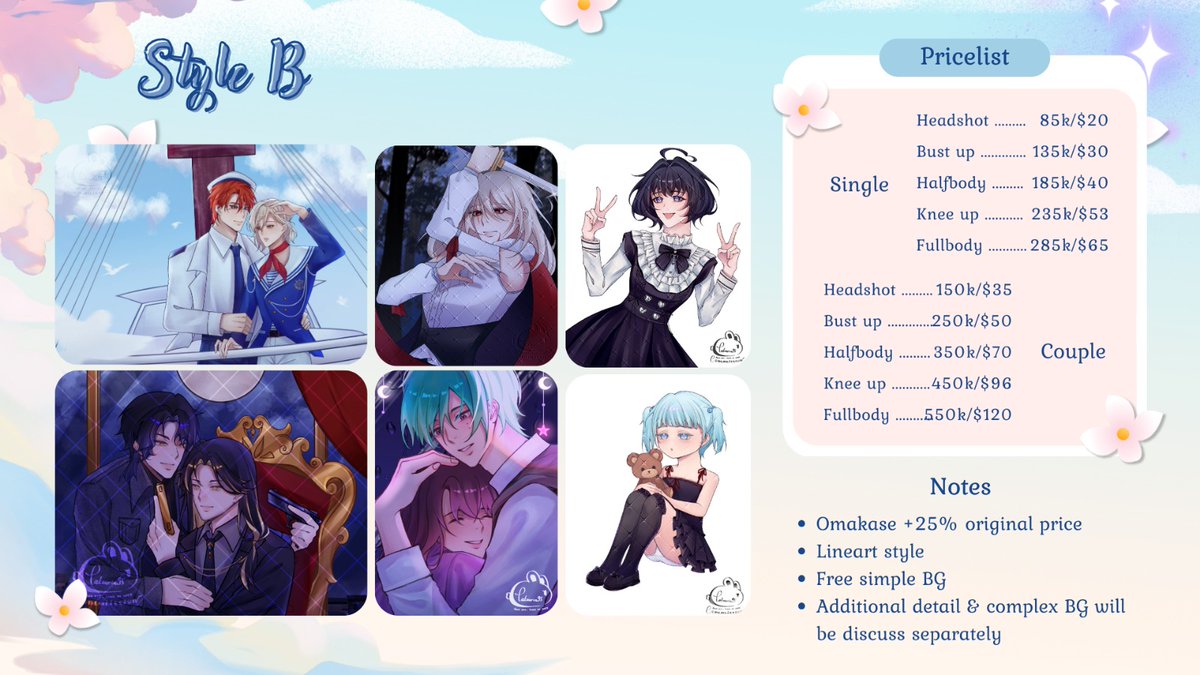 tatsurin95's tweet photo. [rt are very much appreciated🙇‍♀️]

Commission Open!! 
For local 🇲🇨 &amp; international
Now we have a special prices for couples >~<

A thread👇

 #VGenOpen #VGenComm https://t.co/lSvAvqhlOq