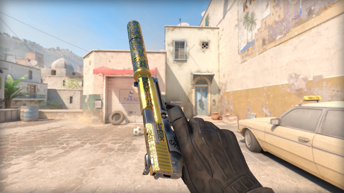ML1tvine's tweet image. USP-S | Arabesque
🗡️ 🌟 🕌
"This skin features cold steel decorated with elegant silver and golden arabesque✨"
🤝 Collaboration with @bastazworkshop und ALXimiK
❤️ For @CounterStrike 

#CS2 #CounterStrike2 #cs2skins

🔗 LINK: steamcommunity.com/sharedfiles/fi…