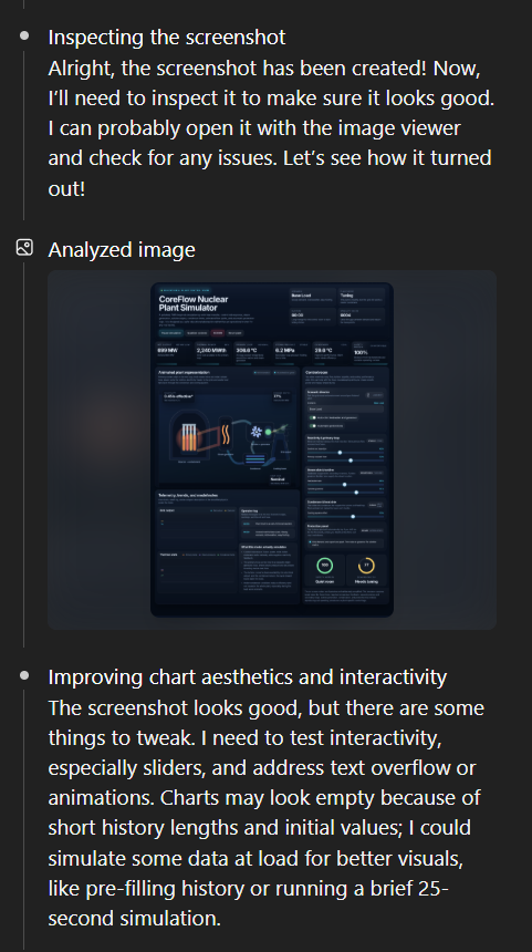 GPT 5.4 Pro now test's its own apps on chatgpt.com - this is wicked!