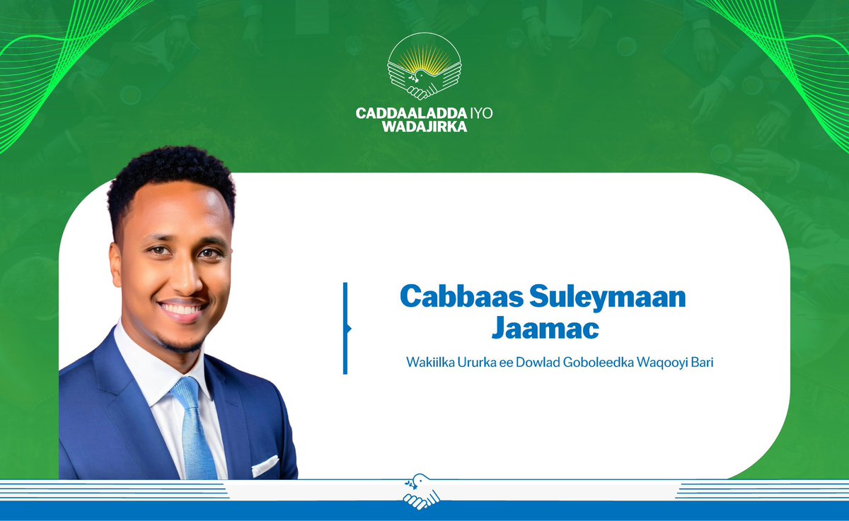 Caddaaladda iyo Wadajirka tweet media