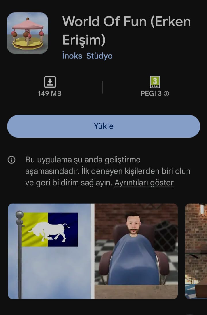 InoksStudyo's tweet photo. Oyunumuz World Of Fun'ın Erken Erişimi Google Play'de yayınlandı 😊 https://t.co/FHXu0uz4k6