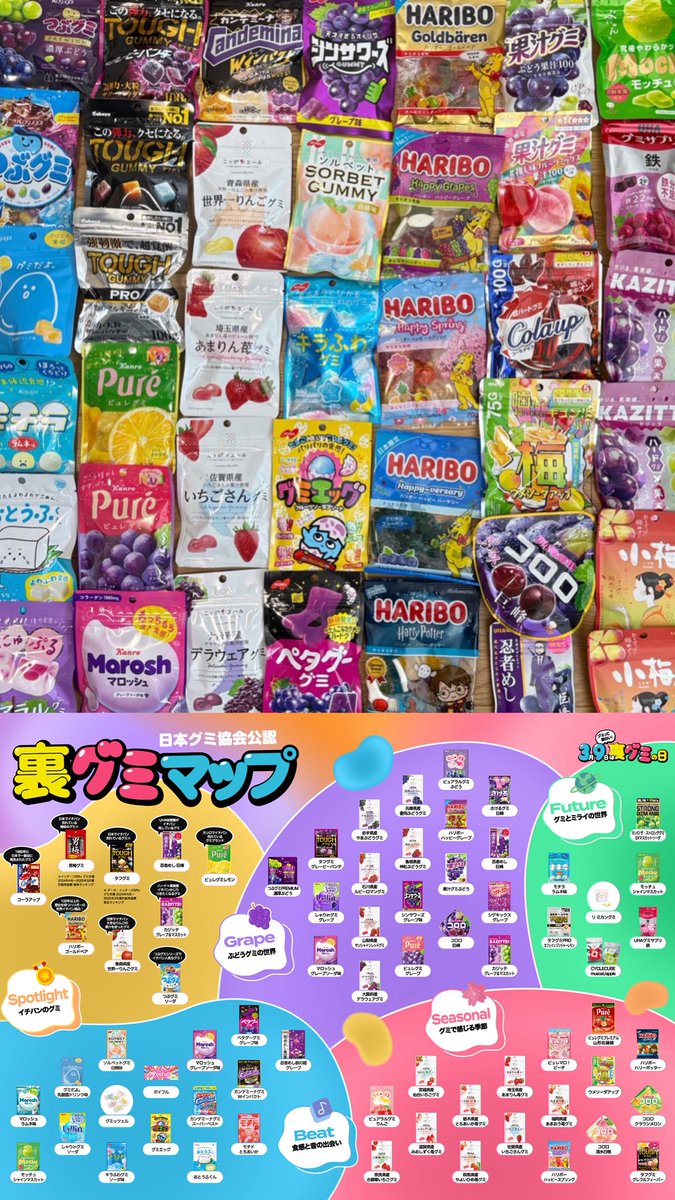 3月9日は #裏グミの日 ‼️ 3月9日の朝8時にはグミ39個プレゼント企画