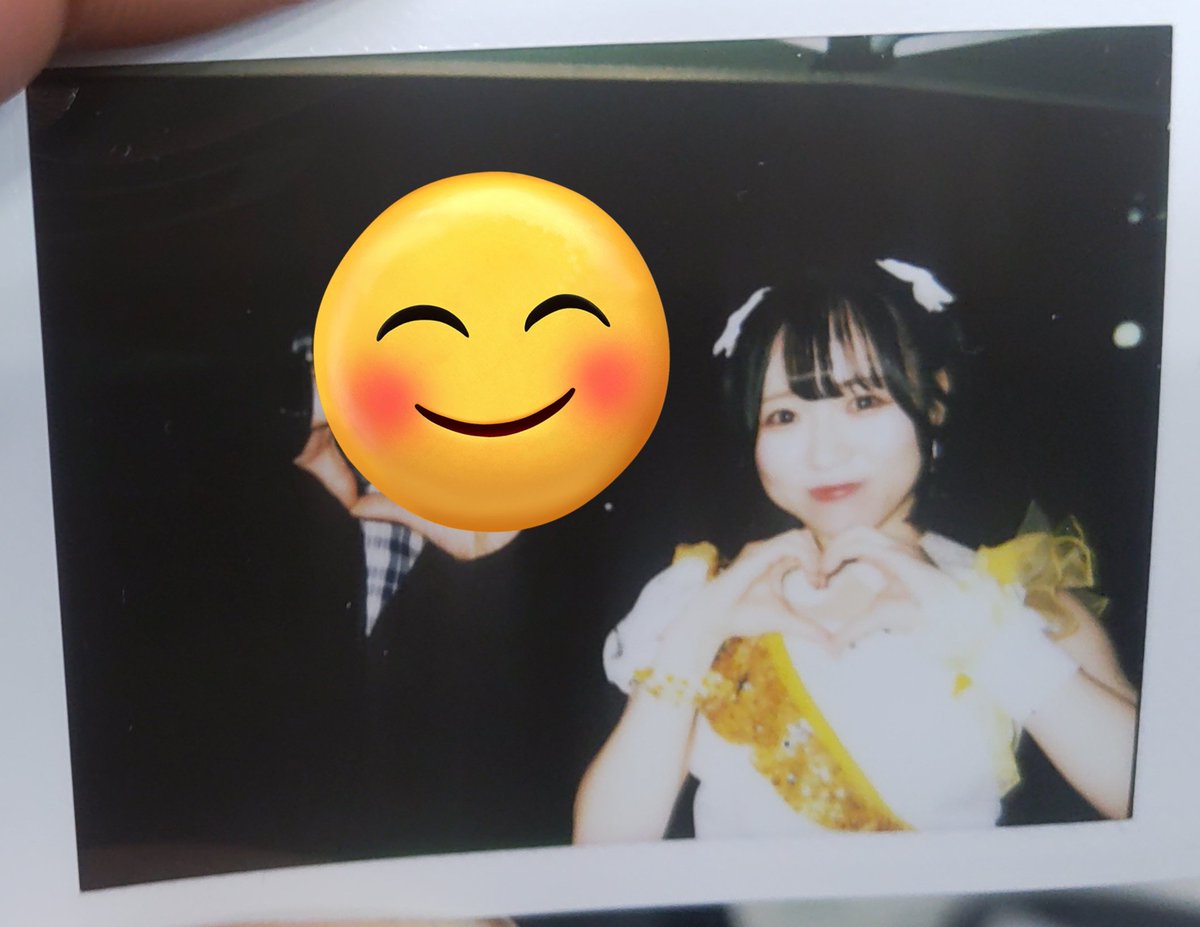 3/1にきちゃんチェキかりんちゃん😏 ライブ早い時間からずっと観てて