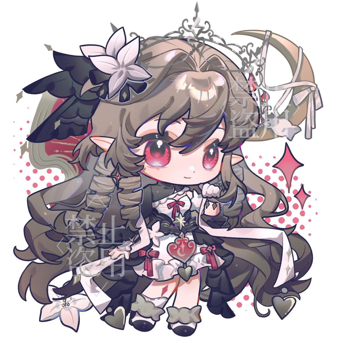 ishchon's tweet photo. 🤍🤎🖤

#oc #ocart #chibi #commissionart #commissionopen #digitalart #illustration https://t.co/qI5nkFjIr1