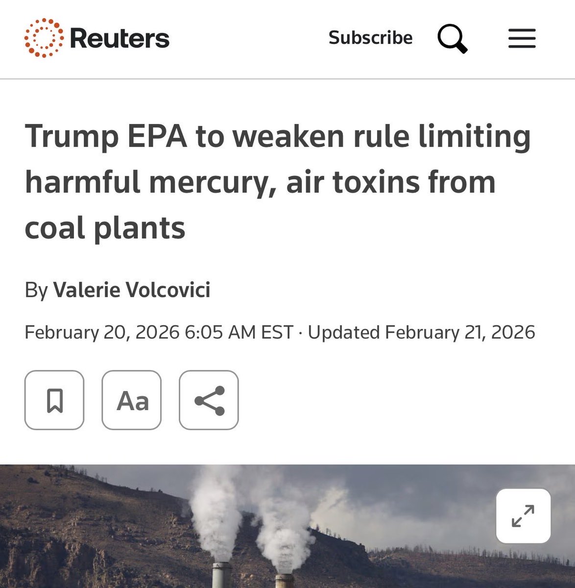 They’re tackling the fake problem of mercury in vaccines while increasing the amount of mercury in everyone’s air and water