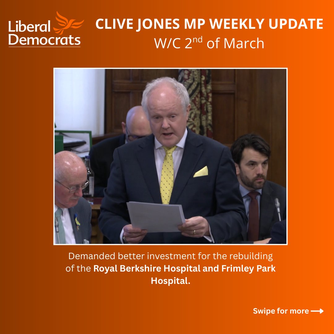 Clive Jones MP tweet media