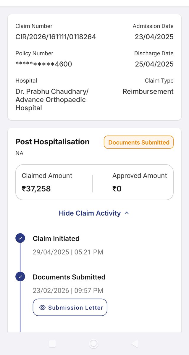 NatureLovermv's tweet photo. @StarHealthIns One Of the Froud company..

Pending after 1...... https://t.co/HA5JnR0NuI