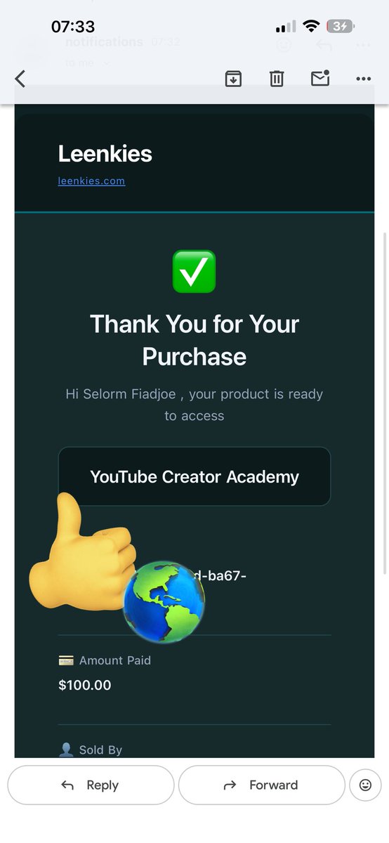 Thank you <a href="/tayoainafilms/">Tayo Aina</a> , purchased the course and looking forward to creating some magic on <a href="/YouTube/">YouTube</a> . It’s time for african creators to show the world how great we truly are. 🌍👊🏿