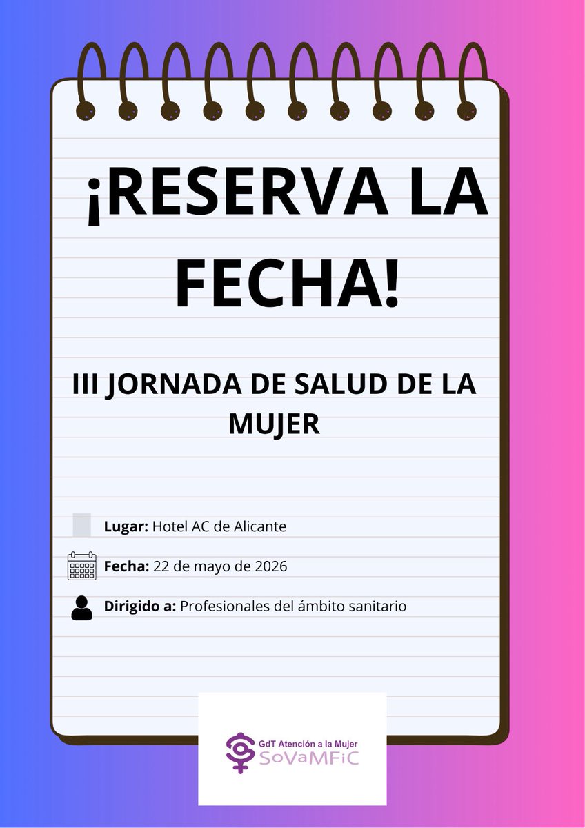 GdT Atención a la Mujer SoVaMFiC +S tweet media