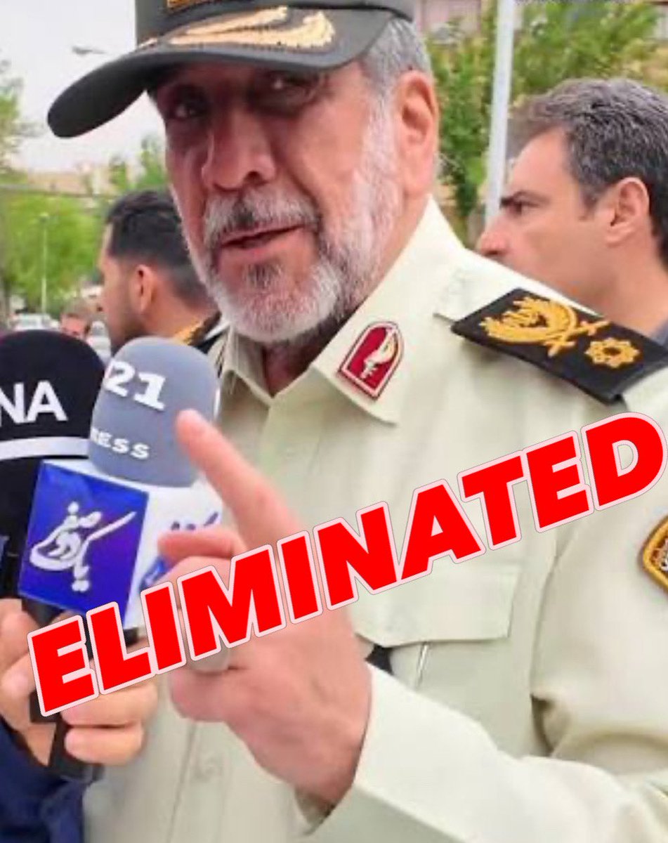 ⭕️Breaking news Brigadier General Abbas-Ali Mohammadian, Tehran’s ...
