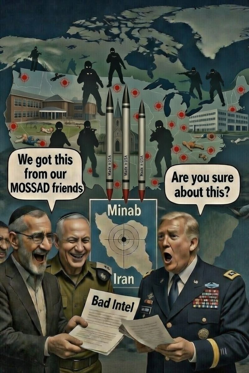 SamBamBOOOOM's tweet photo. Now imagine that the Israelis gave the Americans bad intel on purpose.  Meaning, THEY (the Israelis) purposefully targeted that girls' school ⁠in Minab. And they did so in a way they could blame the Americans for it, since it was an American strike.  I mean, this is EXACTLY the type of thing we should expect from these people, only worse (as you'll see below👇). 

So even though the Americans were (likely) told it was a "military target" by the Israelis (I'd bet on it), who they openly admit they get most of their intel from, it was still ultimately American missiles (3 of them) being fired by Americans. Therefore, the narrative would stick and Muslims would be outraged with America just the same - making it very easy to radicalize them.  

And of course their Shabb0S G0y in America would never incriminate the Israelis or even mention any such intel at all, because they are still being blackmailed (BY the Israelis).  Internally they'd quietly say things like "oops it was just a mistake" and "we can't make our ally Israel look bad", which is EXACTLY what they said/did even when Israel attacked AMERICAN sailors (the U.S.S. Liberty). 

Then, as a response, imagine the MOSSAD leading the terror-cells (whom JEWS brought into our country) to attack schools here at home. There are soft targets everywhere (https://t.co/zNSrtyBs2Y) and I am sure they'd target some hospitals and churches too (while miraculously🙄failing to target any synagogues or Jews), but targeting our children at their schools would be the fastest way for these Jews to escalate THEIR war.  THAT would bring many of these anti-war holdouts on board IMMEDIATELY, and of course Jews would then claim you "hated American children" if you were to protest the war from that point onward - no matter how far they took it (see the post above to understand just how far they plan on taking it).  And in their new and improved police-state YOU would be the one getting arrested (for protesting).  

Also, it comes with the added bonus (for these baby-killing demons) of slaughtering our children (on BOTH "sides"), which we all know they LOVE to do.  For them, that would be reason enough alone, but they'd get to use it as an excuse to ramp things up immediately/exponentially. And of course that's what these warmongering bastards plan on doing (dragging the entire WORLD into another one of THEIR wars) - one way or the other, but this would definitely be a very quick (and uniquely Jewish) way of accomplishing that goal.