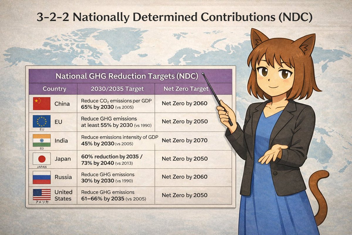 3-2-2 Nationally Determined Contributions (NDC) NDCs are national