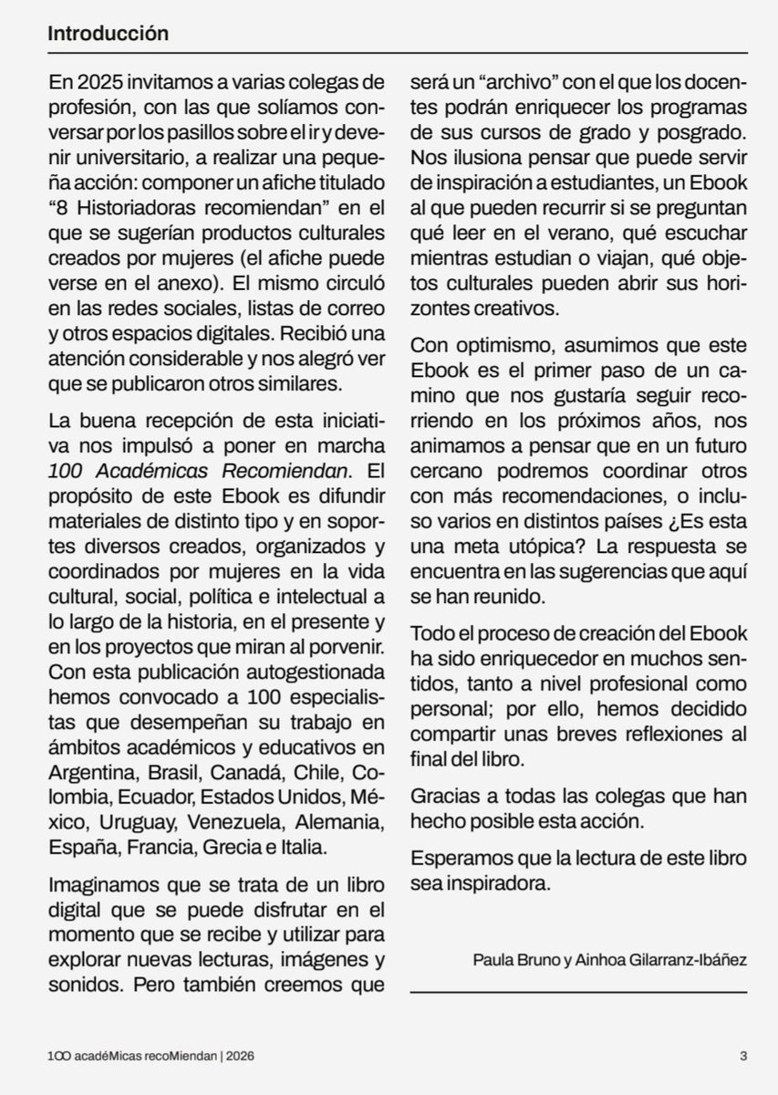 ExpeHistoria's tweet photo. 📚🧠Con motivo del Día de la Mujer, varias especialistas de distintas partes del mundo han participado en una valiosa y estimulante iniciativa organizada por Paula Bruno y Ainhoa Gilarranz-Ibáñez. https://t.co/oV44p0xpGZ