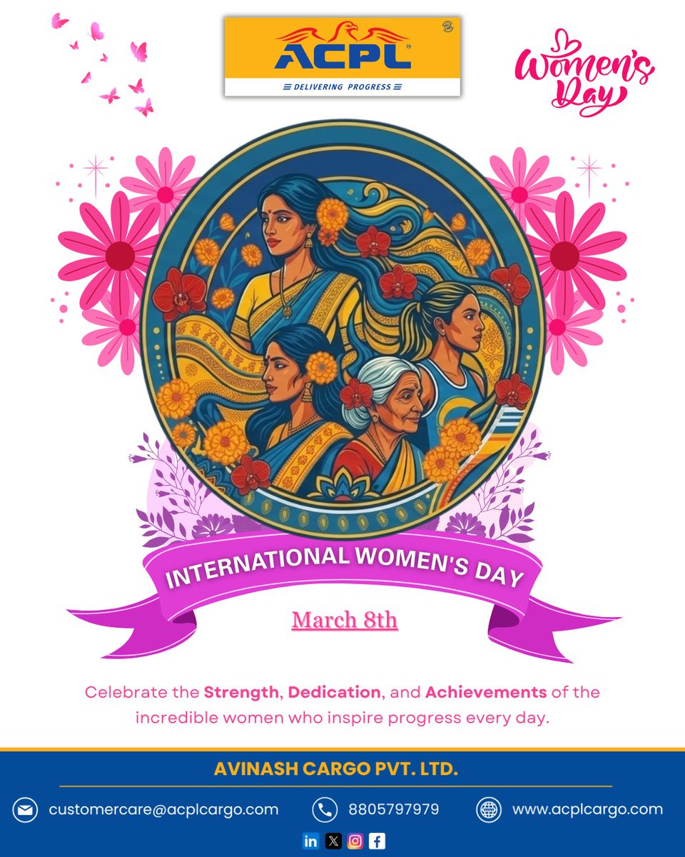 Today we celebrate the strength, determination, and achievements of women who inspire progress every day. Their dedication, leadership, and resilience continue to shape a better and brighter future.

Happy International Women’s Day! 🌸

#InternationalWomensDay2026 #acpltransport