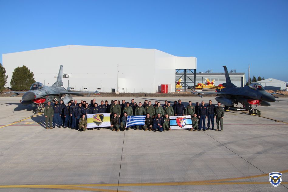 e_amyna's tweet photo. A Greek Captain from 330 Sqn was once again elected "Best Warrior" in NATO's TLP, earning the distinction as his colleagues in previous years. Despite flying legacy F-16 versions (Blocks 30/50), both HAF Squadrons participating in the TLP (330 and 347) were awarded distinctions. https://t.co/g0SmtlYdib