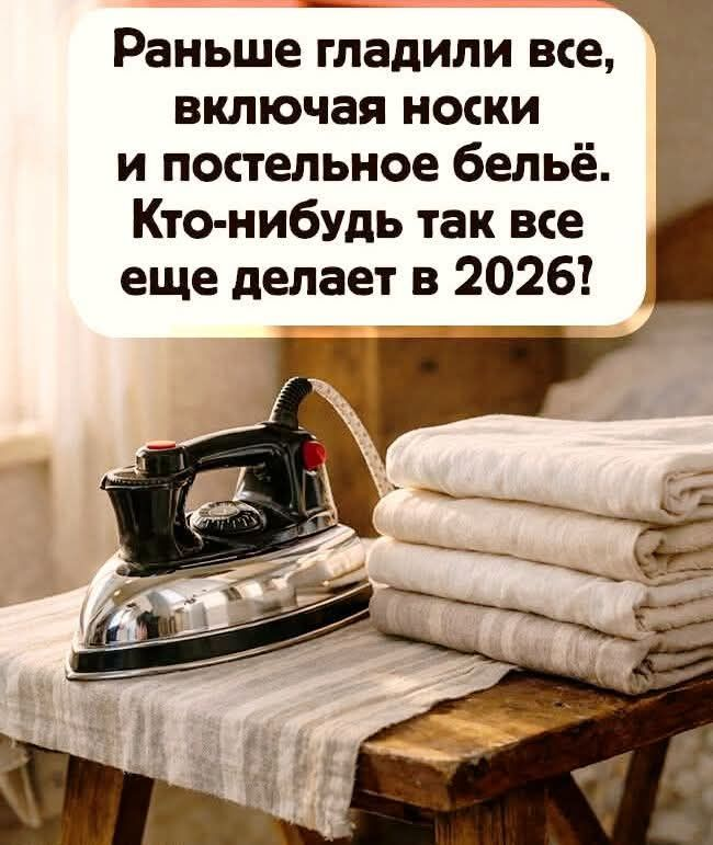 Вот именно.😌Я даже шнурки от обуви гладил.🙃