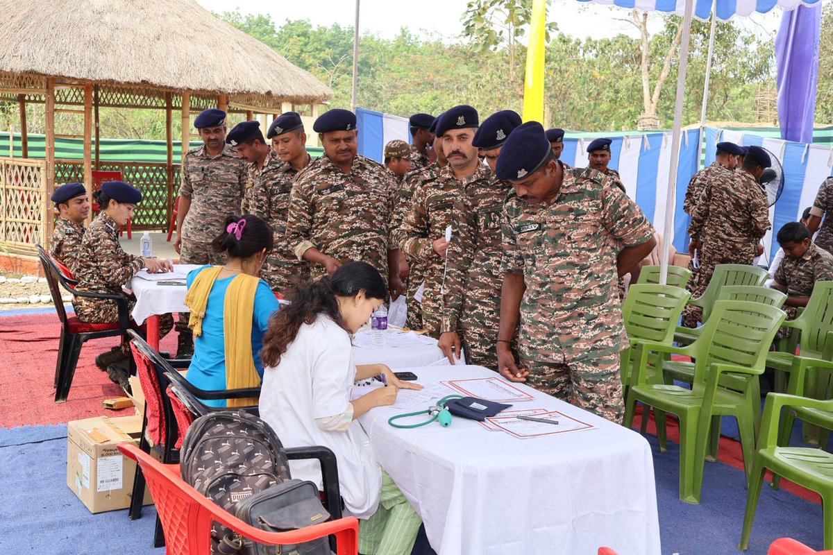 156Bn's tweet photo. To commemorate the 87th CRPF Raising Day,a Blood Donation Camp was jointly organized by Dett 20 Bn CRPF and Dett 156 Bn in coordination with Silchar Medical College and Hospital on 07 March 2026 at Dett 20 HQ, DC Office Complex,Jiribam, Manipur, under the aegis of M &amp; N Sector. https://t.co/3dkABD8IRR
