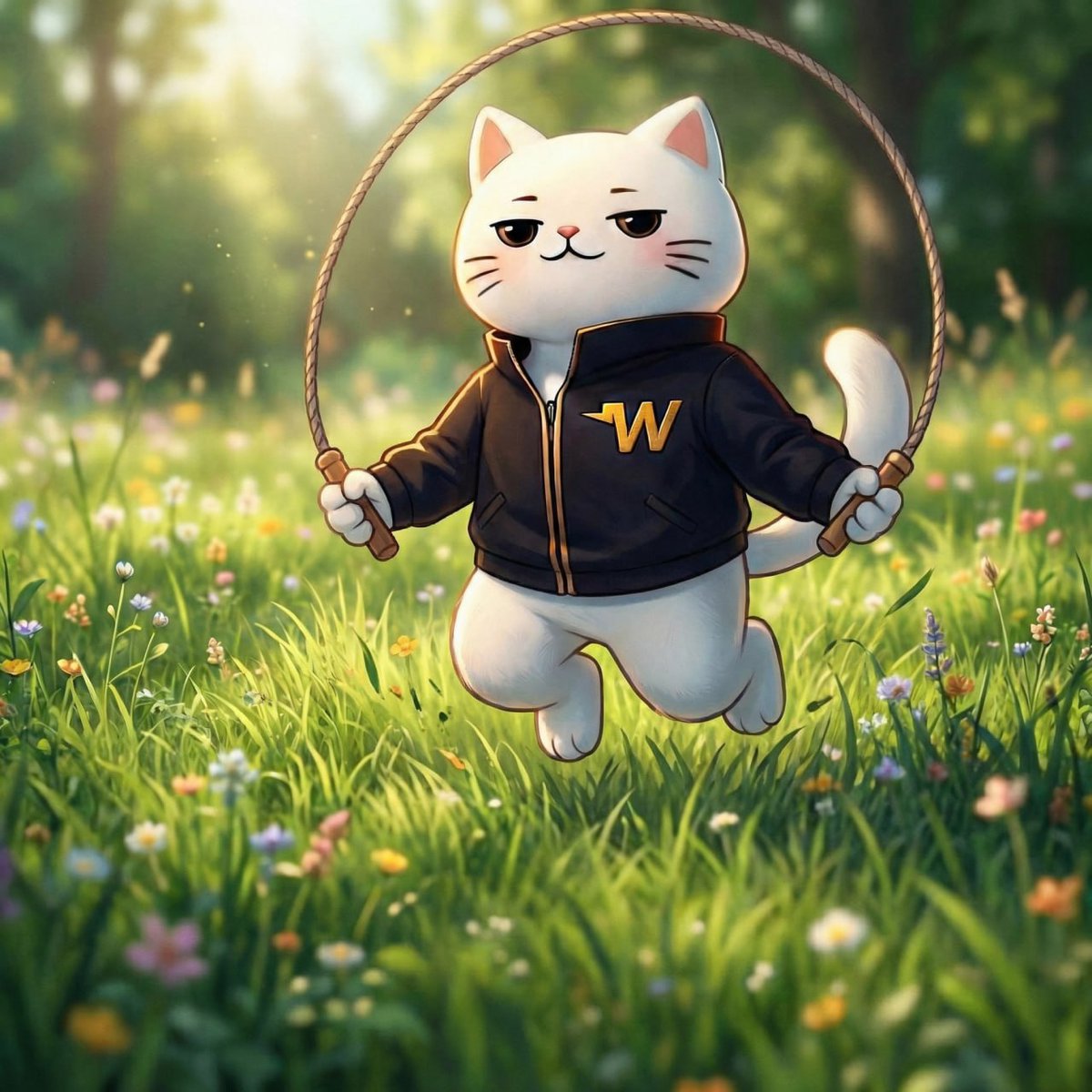 It's Saturday, grass-touching day 🥬