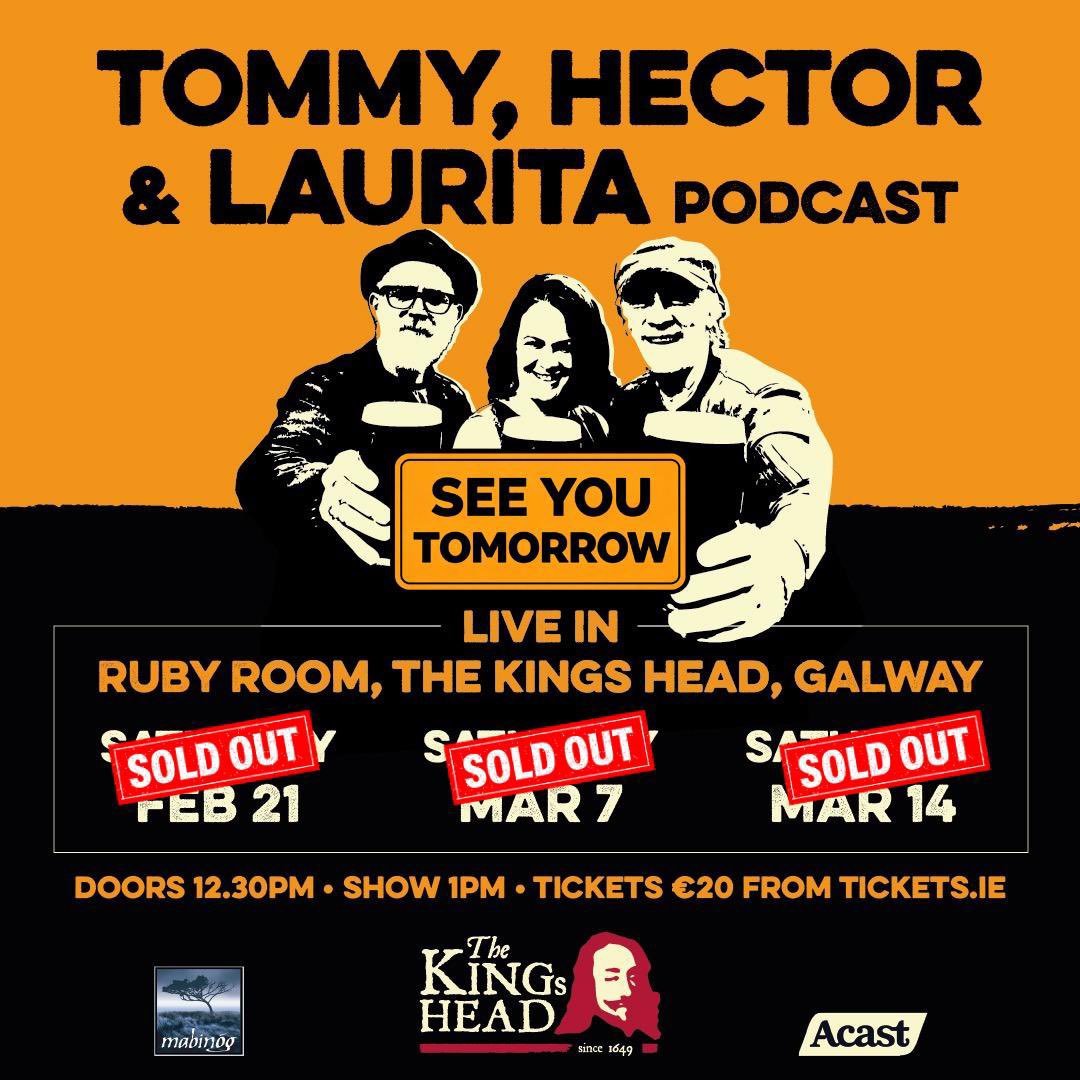 tommyhectorshow's tweet photo. ๐๐ผ See you later in Galway! #THLPOD https://t.co/oc1EMLB5F2