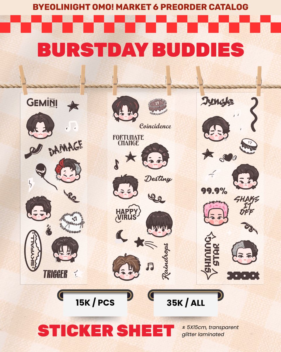 Phone Pin Sticker 🛍️ Phone Charm, Acrylic Pin, Sticker Sheet