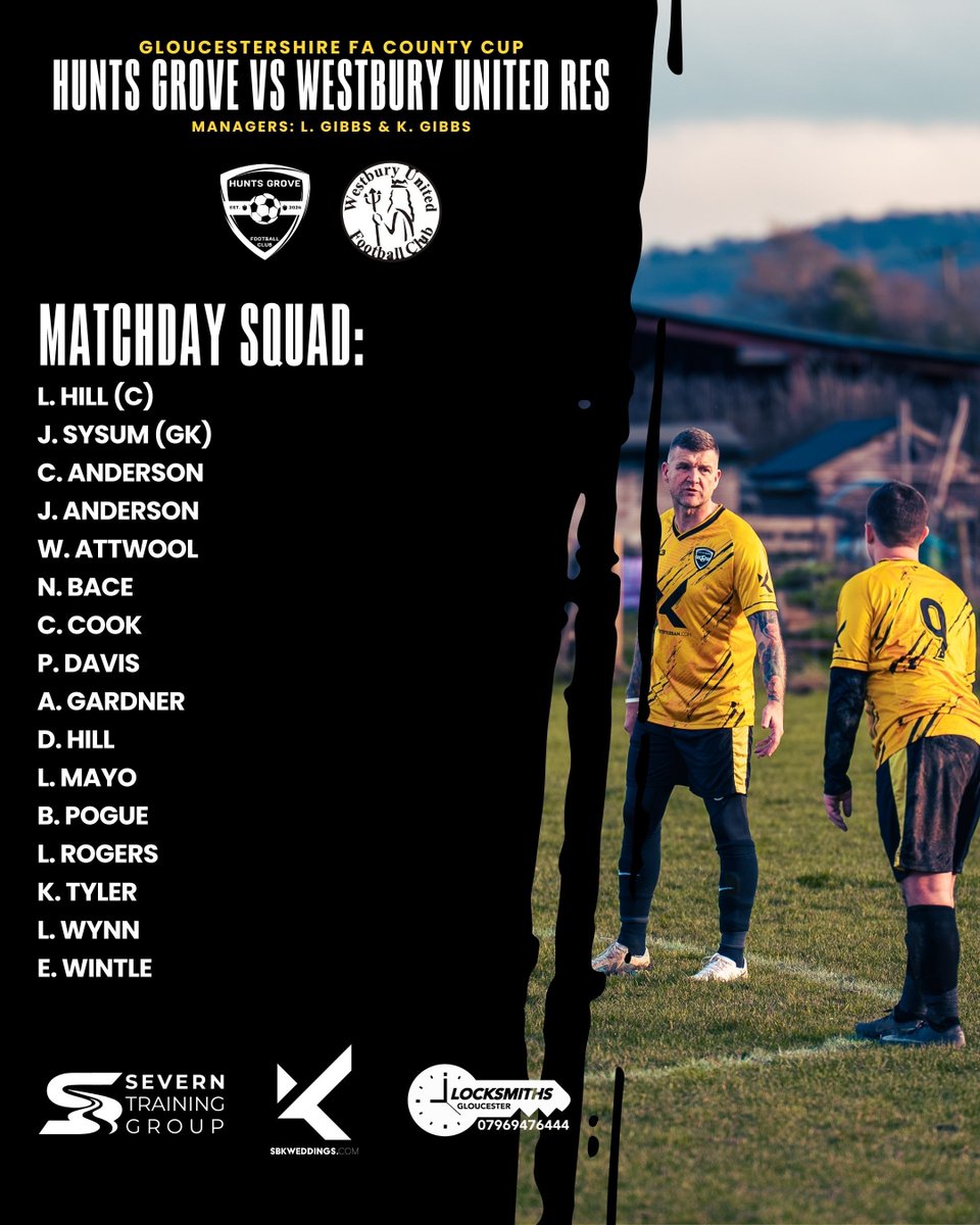🏆 It’s County Cup Semi-Final day! 🏆

After a fantastic run in the competition, the boys are ready to give it everything as we battle for a place in the FINAL!

UP THE GROVE! 💛

🆚 Westbury United Reserves
📍 Westbury-On-Severn Playing Fields, GL14 1PF
⏰ 2PM KO