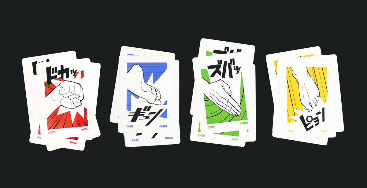 漫画の一コマを、手元で完成させる。

​バラバラの「エフェクト」「アクション」
「効果線」「効果音」。

4枚のレイヤーを場と手札から揃え、劇的な瞬間を構築する。

​漫画特有の構造をルール化した、
視覚体験ボードゲーム『作画』