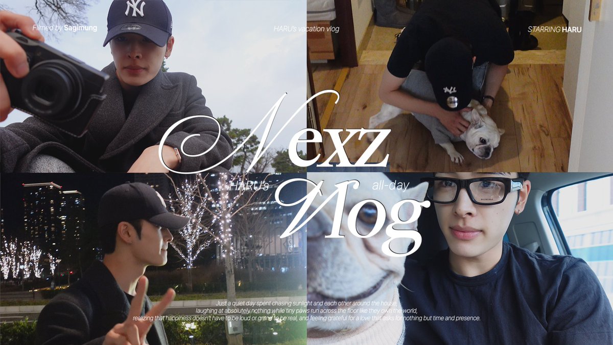 NEXZ_official's tweet photo. [NEXZ(넥스지) VLOG] HARU VLOG | 하루의 하루 종일🐻‍❄💫 #3 | 아라시야마 산책하고 글램핑 가고 행복만 꾹꾹 눌러 담은 하루의 휴가₊⋆ ☾ ⋆⁺

https://t.co/LPUIiO7sgN

#NEXZ #HARU
#NEXZVLOG https://t.co/Q6P0iSxigq