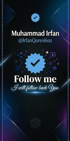 IrfanQuresi6zn's tweet image. Let’s grow together! 🤝 I always follow back.Dosti aur support, dono milega. Follow for follow! ✨
Trust the process. You follow, I follow back. ✅
#FollowBack #FollowForFollow #SupportEachOther #GrowTogether #ViralPost #FollowMe #IrfanQuresi6nz