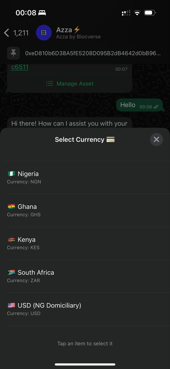 ToochukwuOkoro2's tweet photo. USDC / USDT to USD in your Nigerian domiciliary account, on @useazza ⚡️
this feature is still in beta, lmk if you’ll like to try it out. https://t.co/NTADVJ6jCB