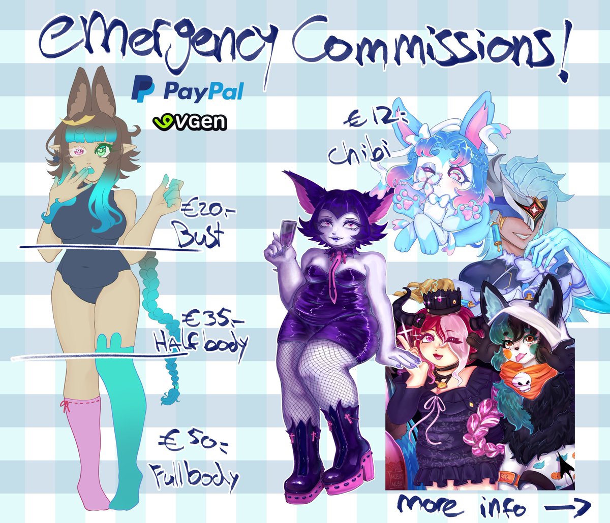 mushy_mush_'s tweet image. ⚠️EMERGENCY COMMISSION⚠️
i need some help to support my mother. Any commission would be appreciated! please share

#Emergency #Emergencycommissions #HelpNeeded #art