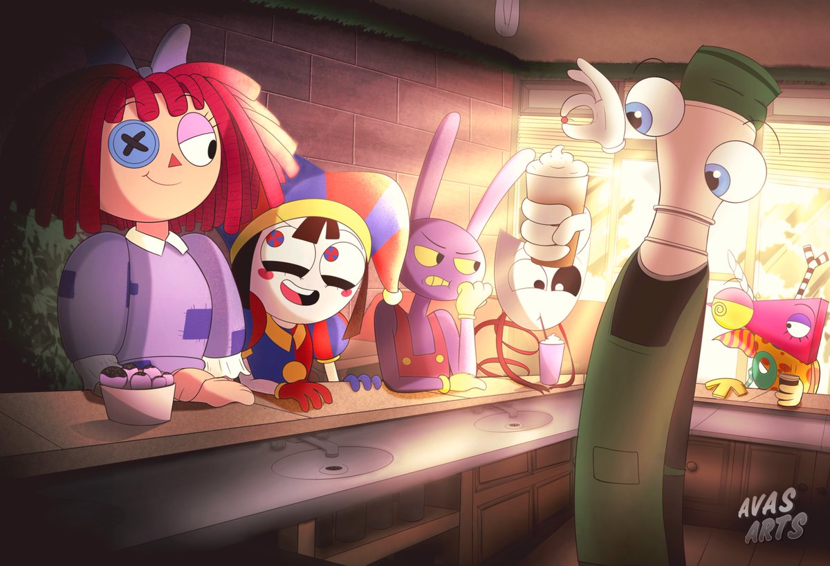 ArtsAvas's tweet photo. The Amazing Digital Circus Scoops

#TADC #TheAmazingDigitalCricus #Pomni #ragatha #jax #gangle #zooble #kinger #icecream #fanart #cartoonart https://t.co/1TDCszUXmB