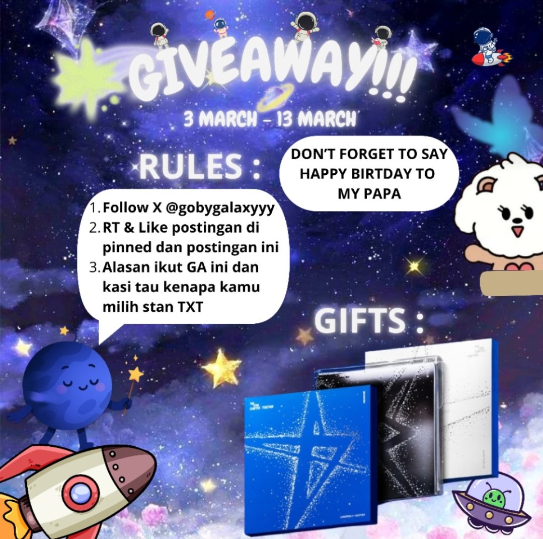—⁠☆ GIVEAWAY TIME ‼️

🚨 Rules and details on below
‼️3 WINNER'S (1 ver for 1 winner)
📌 END 13 MARCH 2026

*good luck guys