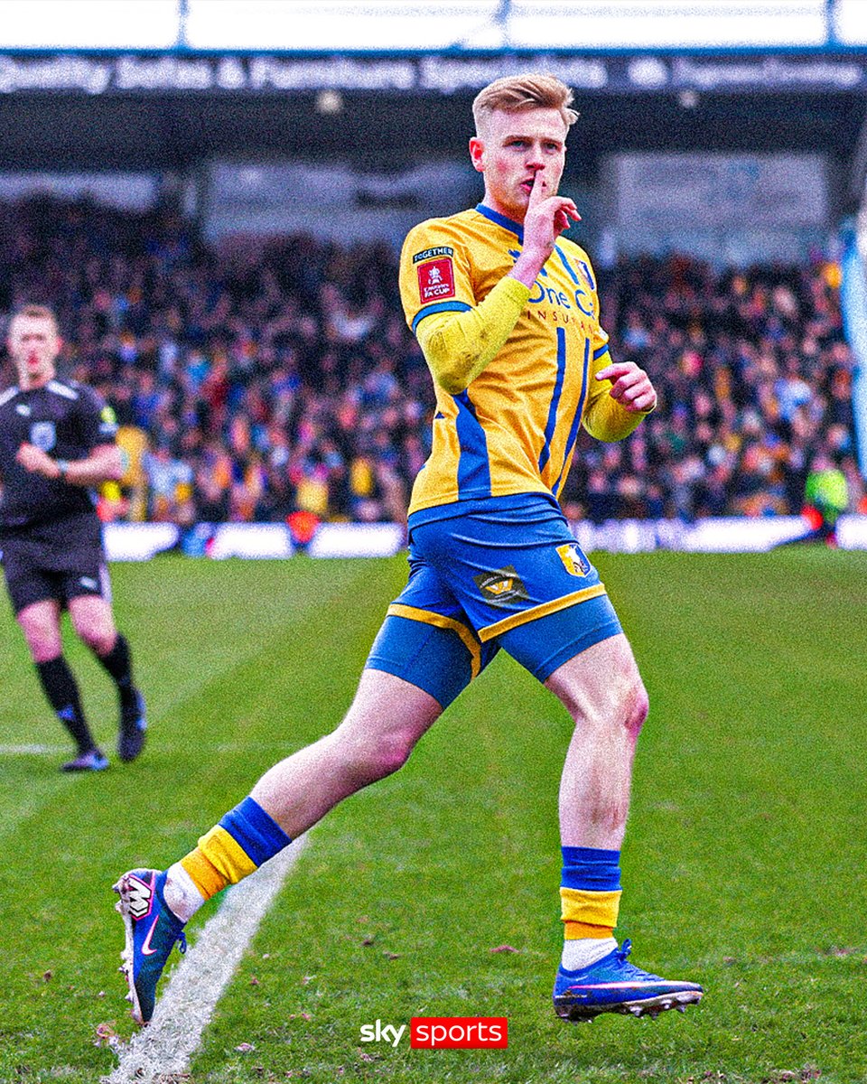 A moment to remember for Will Evans! 🙌

The Mansfield Town forward had only been on the pitch for five minutes before scoring against Mikel Arteta’s Arsenal...🔥